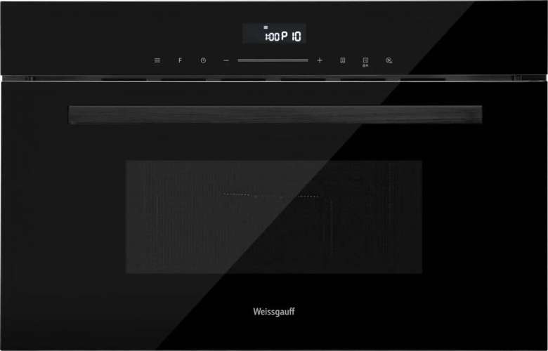 Встраиваемая микроволновая печь WEISSGAUFF BMWO-341 DB Edition, 34л, 900Вт, черный [431590]